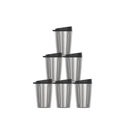 10oz Silver Tumbler 6-Pack