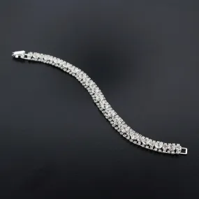 3 Row Crystal Bracelet