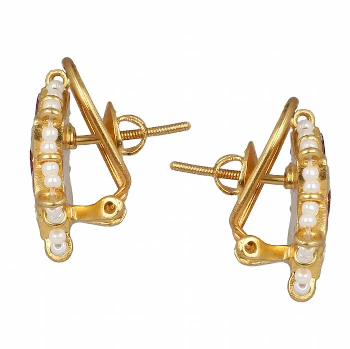 92.5 Silver Gold Plated Studs