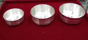 999 fine silver handmade small baby bowl , silver tumbler, flask, stay baby/kids healthy, silver vessels