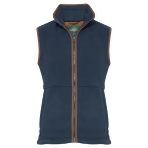 Alan Paine Aylsham Mens Fleece Waistcoat - Blue Steel