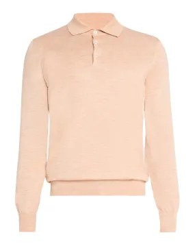 Apricot Polo Sweater