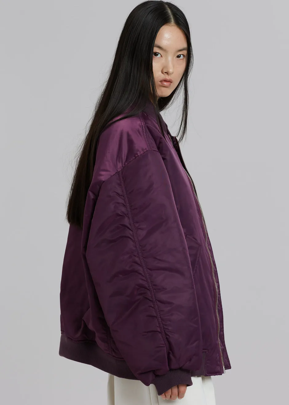 Astra Bomber Jacket - Royal Purple