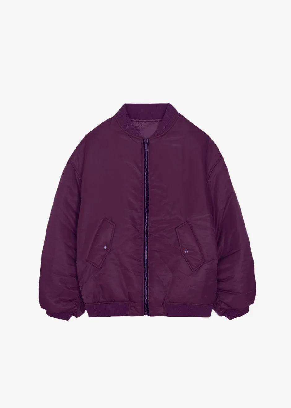 Astra Bomber Jacket - Royal Purple