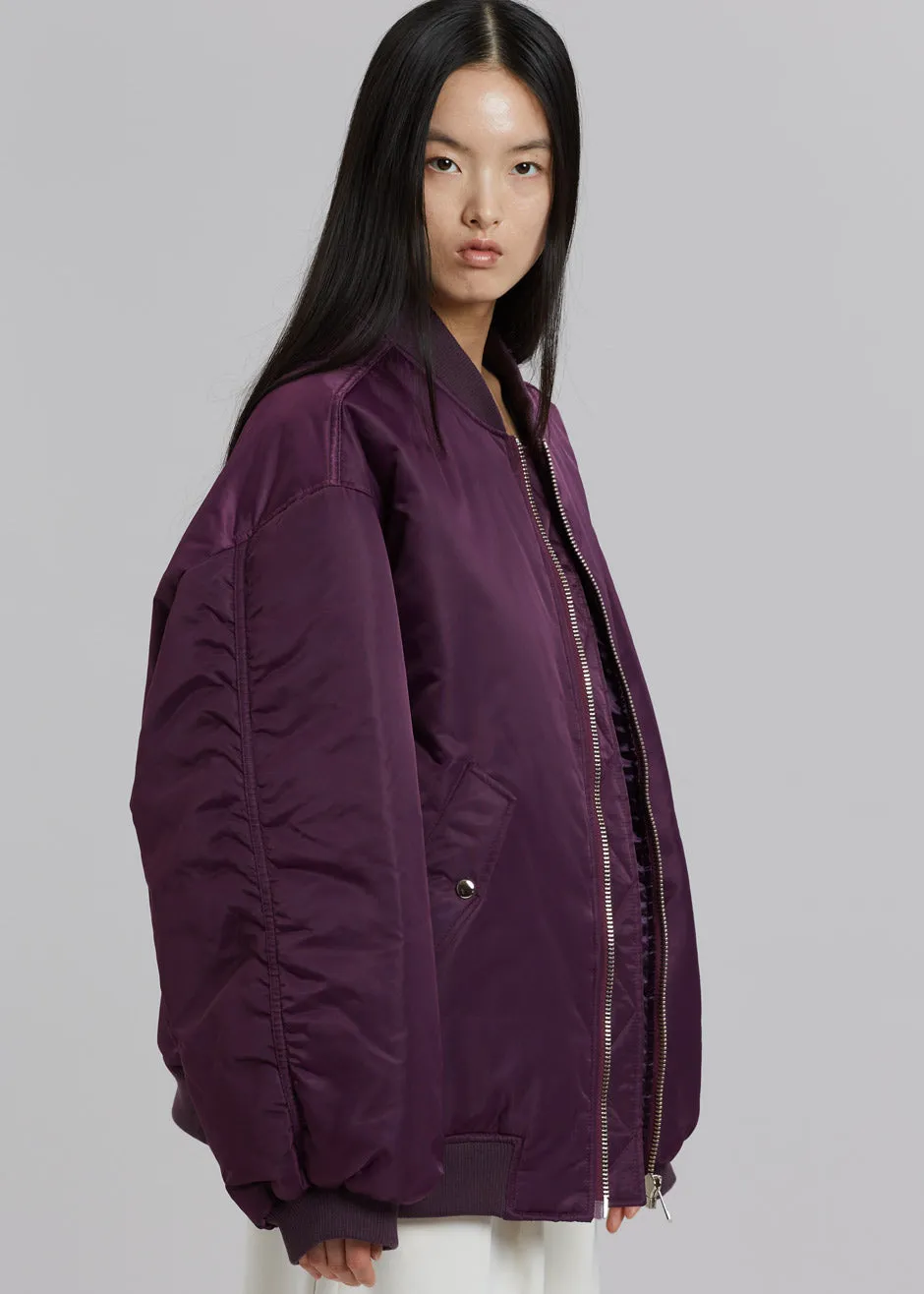 Astra Bomber Jacket - Royal Purple