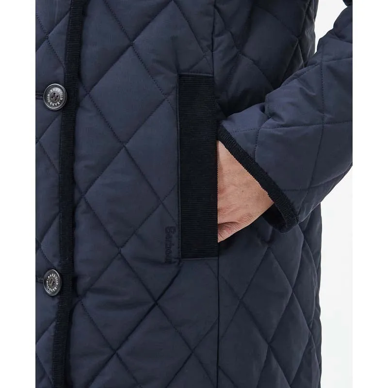 Barbour Bream Ladies Quilted Jacket - Dark Navy/Dress