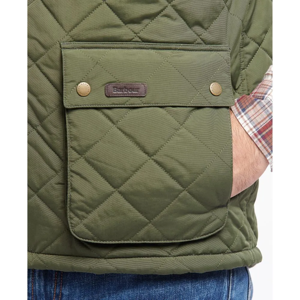 Barbour Fernwood Mens Quilted Gilet - Sage