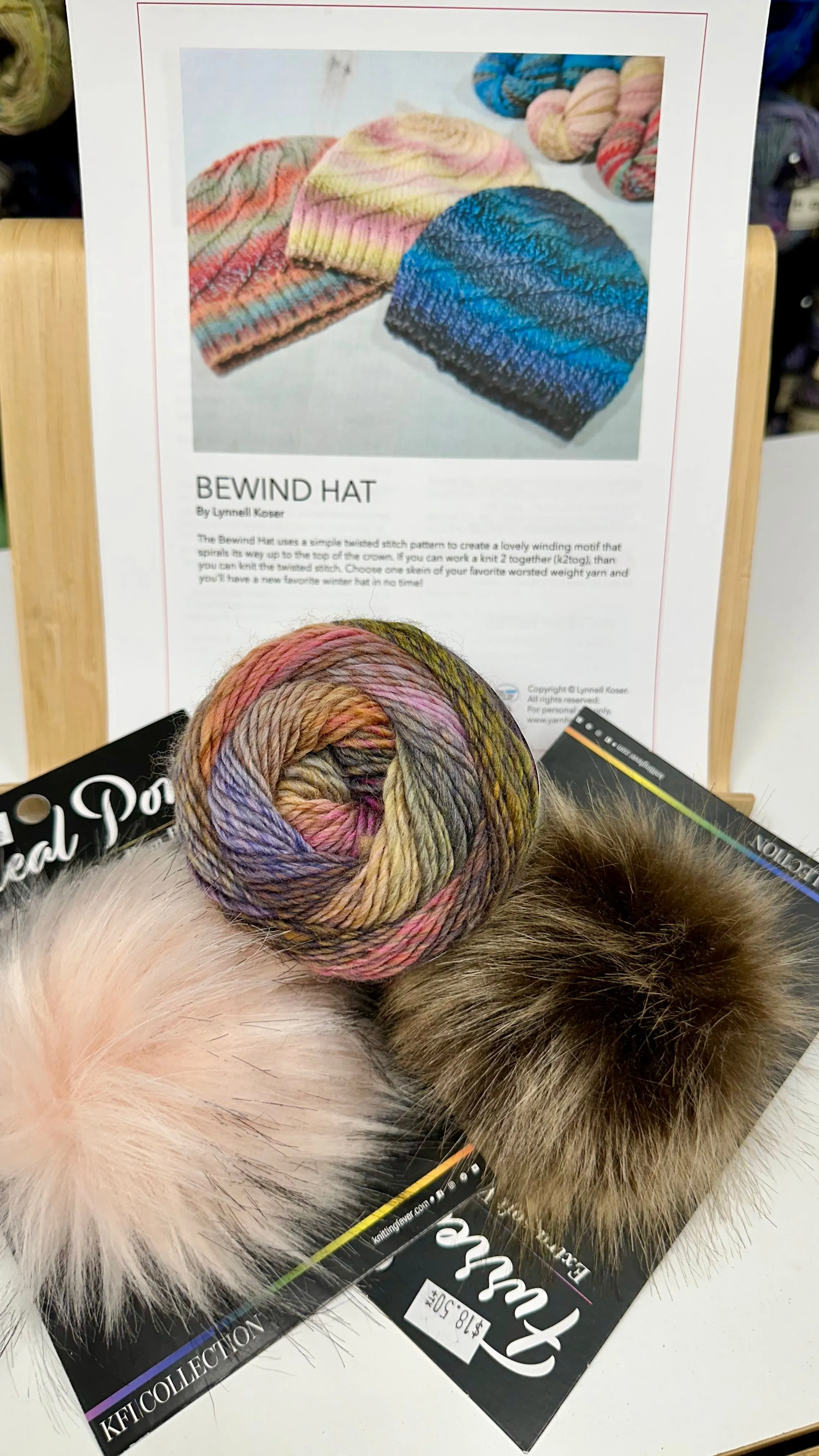 BEWIND HAT KIT - PICK YOUR POM