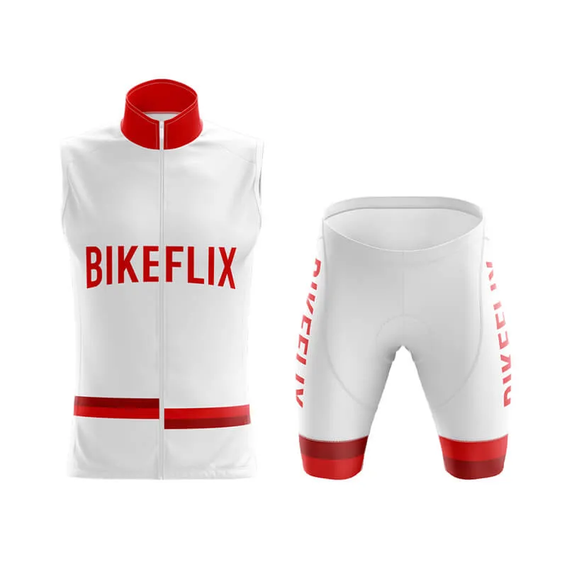 Bikeflix Club Cycling Kit (V1) (White)