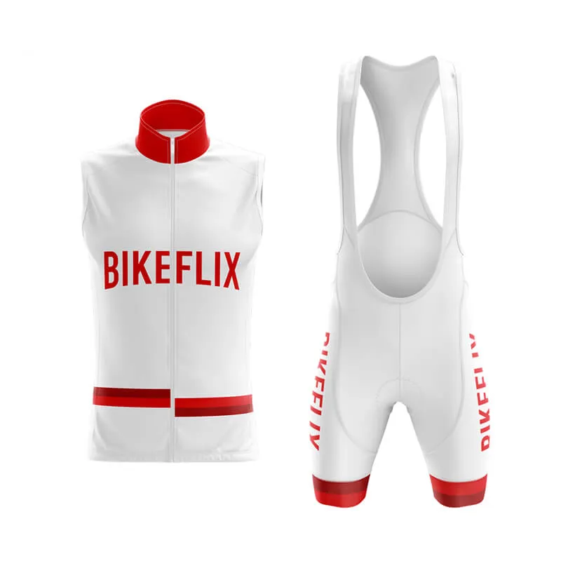 Bikeflix Club Cycling Kit (V1) (White)