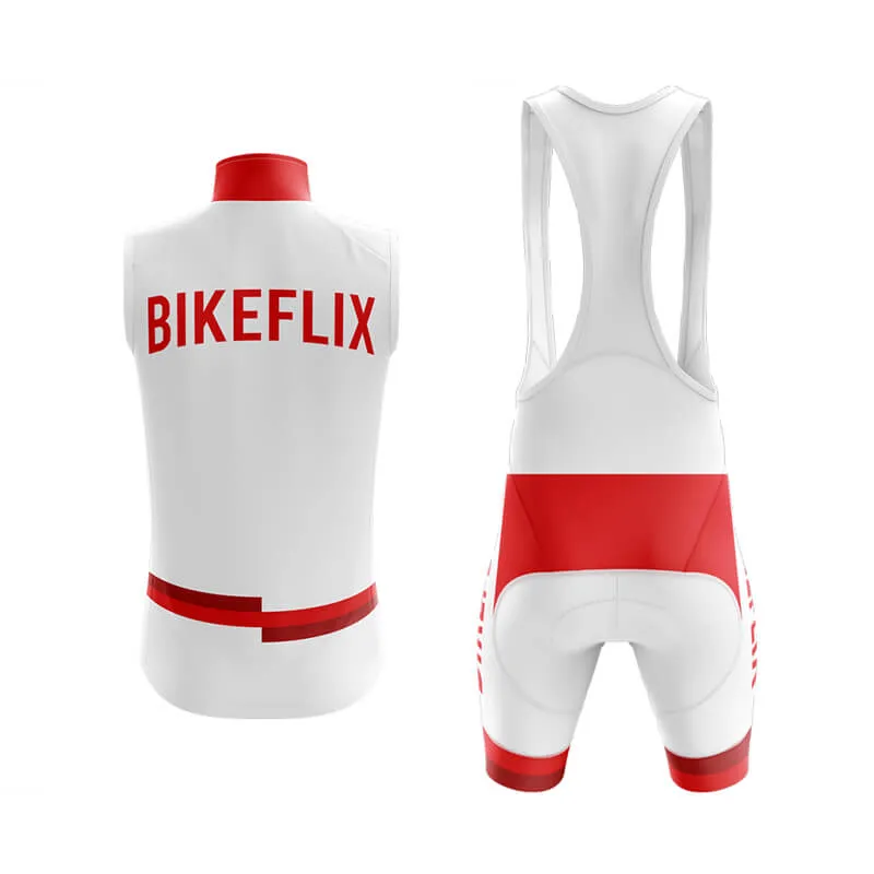 Bikeflix Club Cycling Kit (V1) (White)