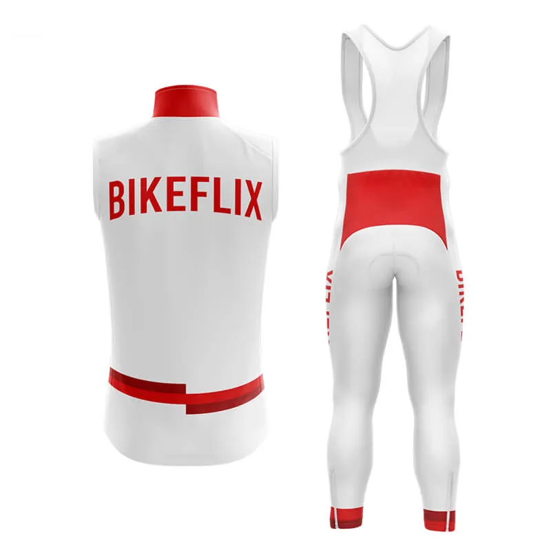 Bikeflix Club Cycling Kit (V1) (White)