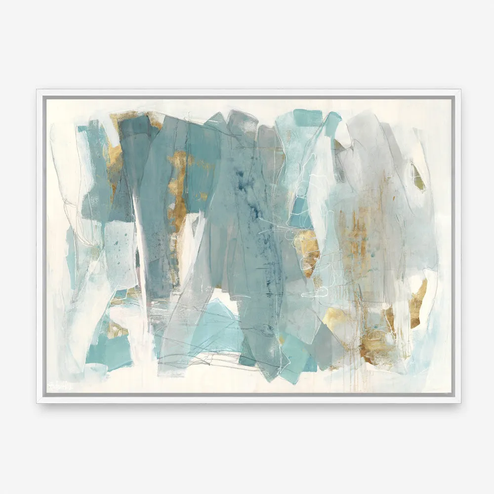 Blue Glaze Canvas Print