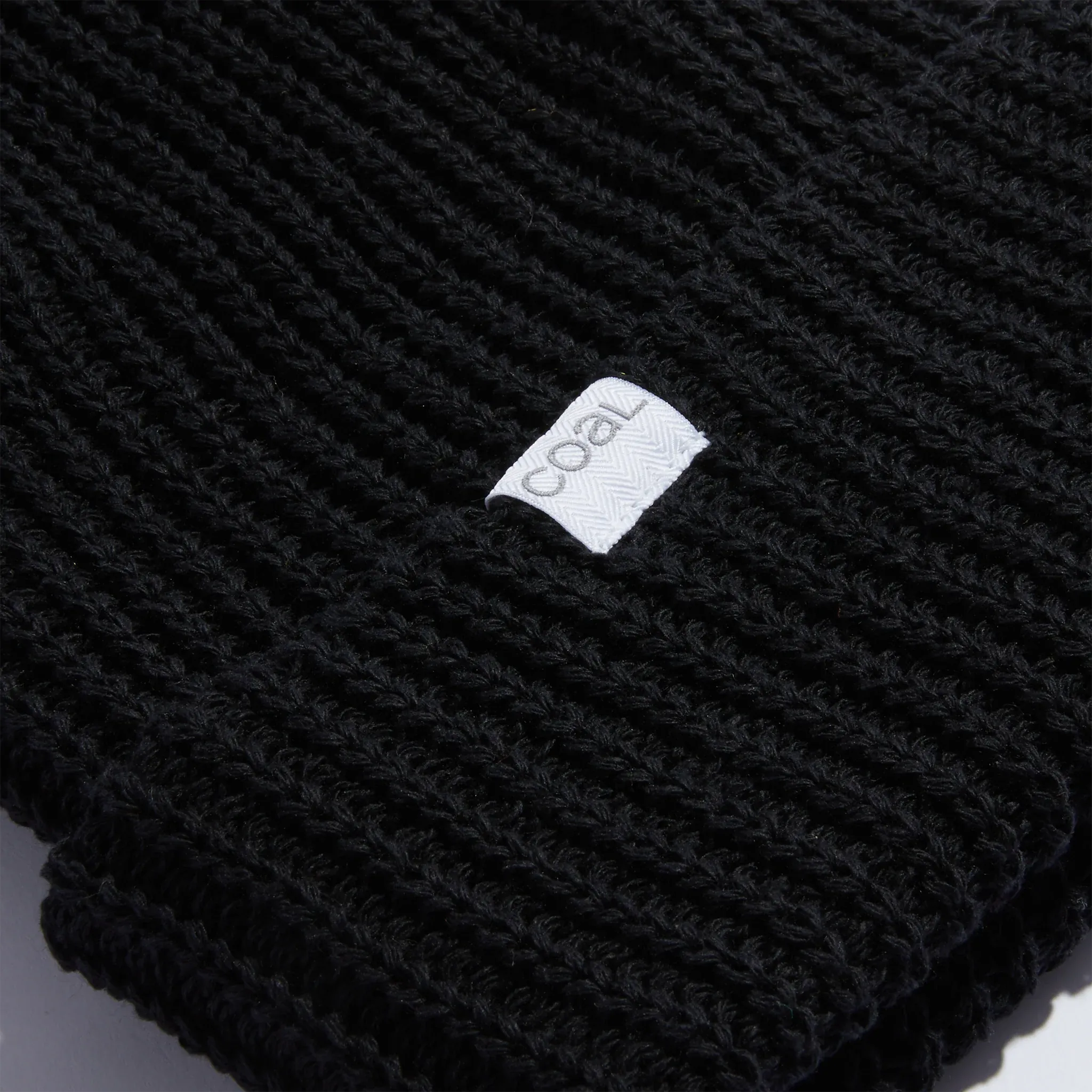 Coal The Eddie Recycled Knit Cuff Beanie - Black