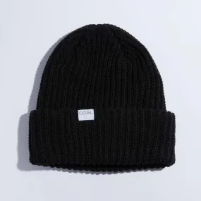 Coal The Eddie Recycled Knit Cuff Beanie - Black