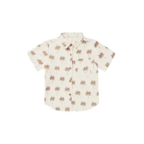 Collared Short Sleeve Shirt || Paradise