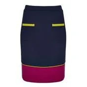 Colour Block Ponte Skirt