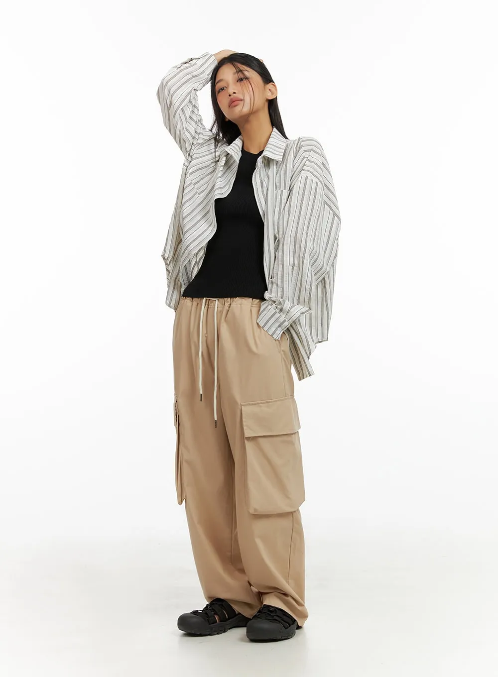 Cotton Cargo Pants IU412