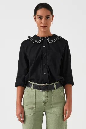 Delilah Blouse in Black