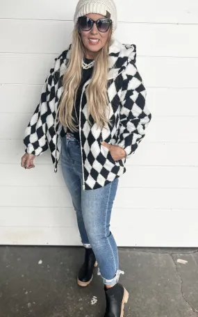 Diamond Checkered Jacket