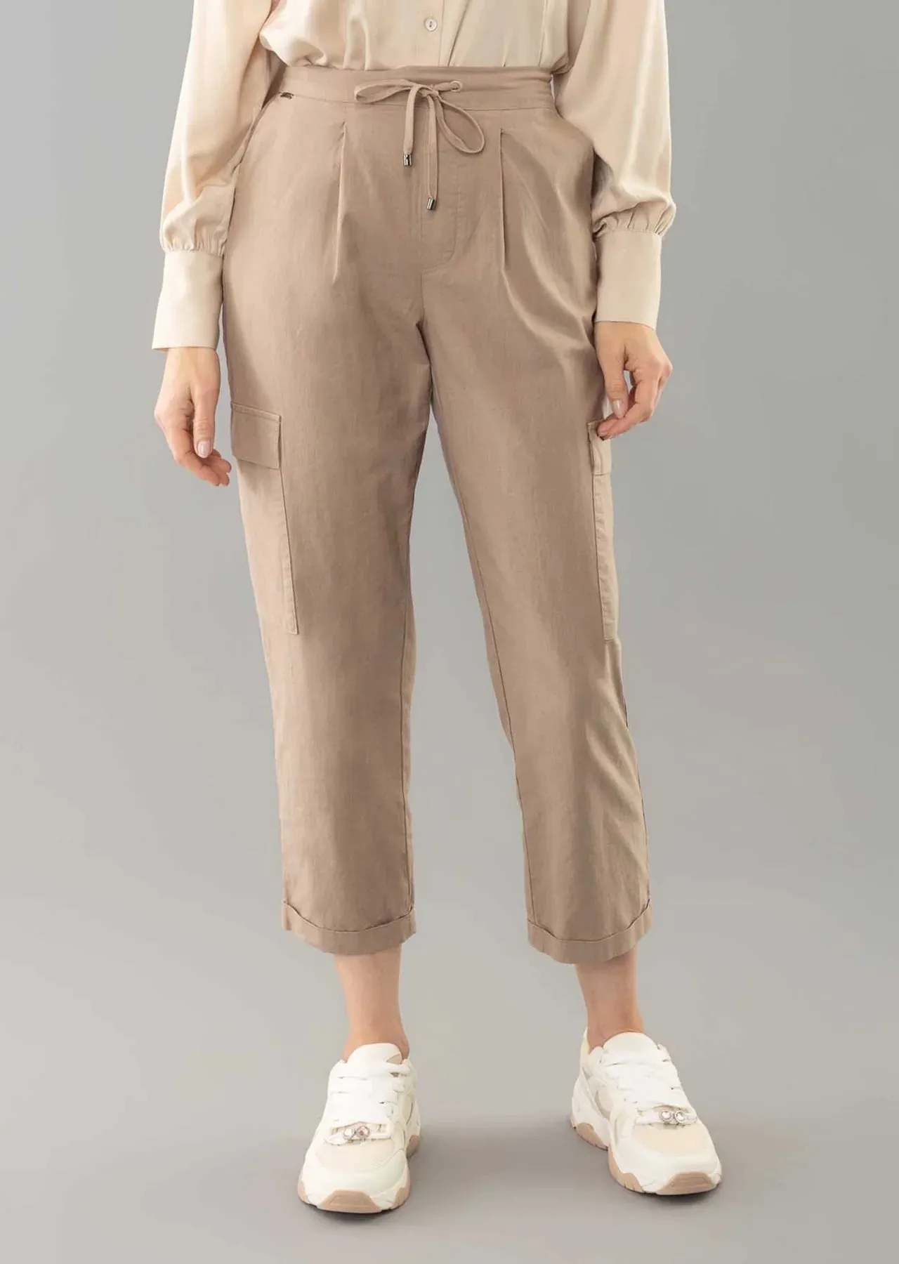 Dominicana Cargo Style Ankle Leisure Pants