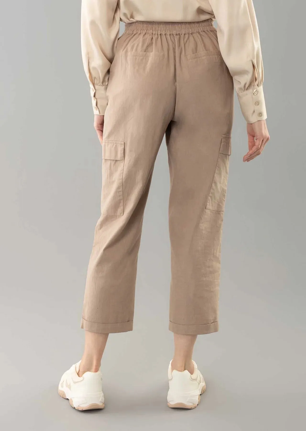 Dominicana Cargo Style Ankle Leisure Pants