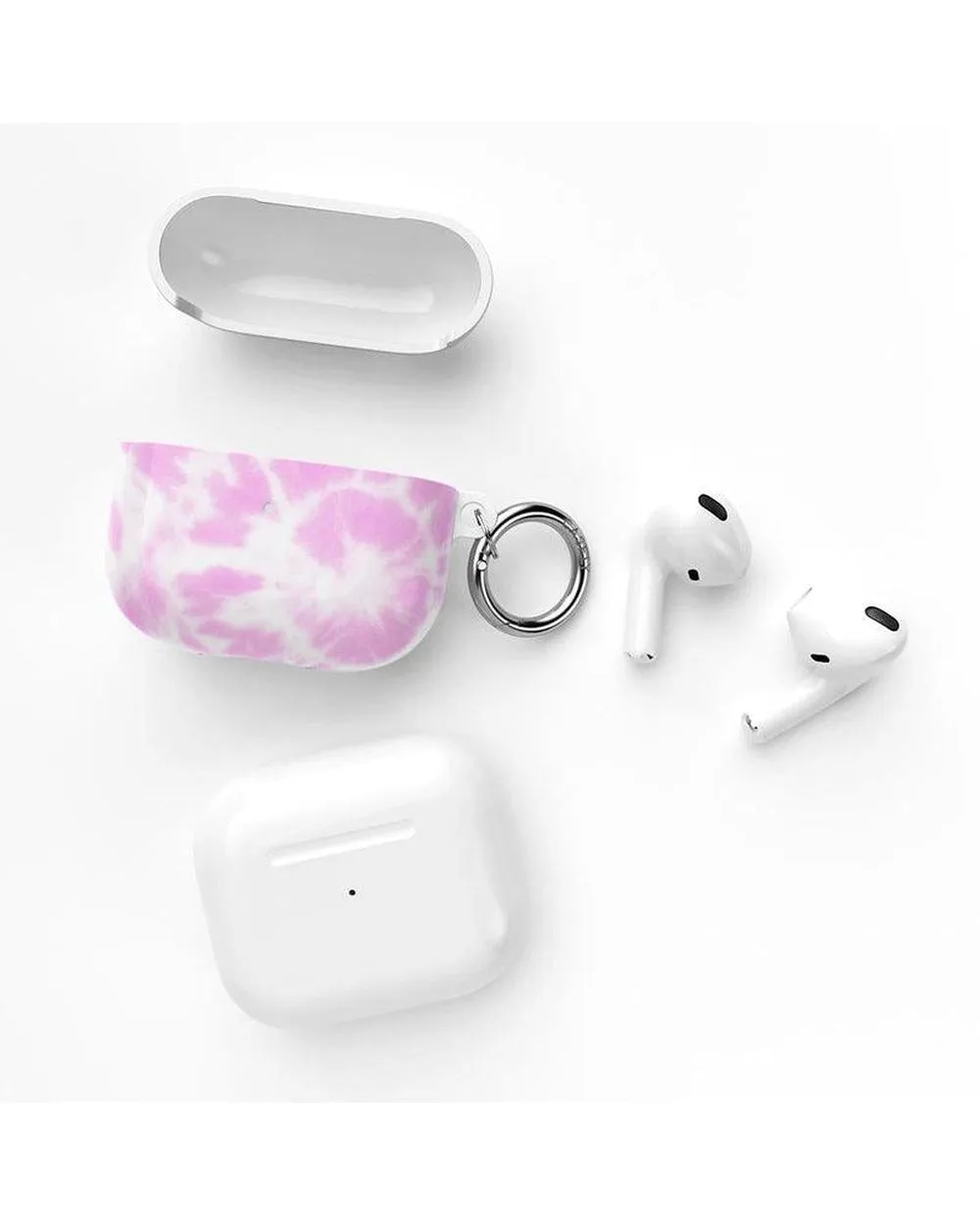 Down for Whatever | Light Pink Tie Dye AirPods Case