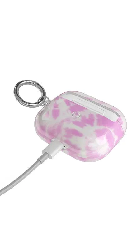 Down for Whatever | Light Pink Tie Dye AirPods Case