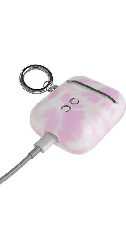 Down for Whatever | Light Pink Tie Dye AirPods Case