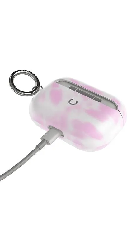 Down for Whatever | Light Pink Tie Dye AirPods Case