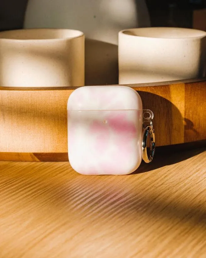 Down for Whatever | Light Pink Tie Dye AirPods Case