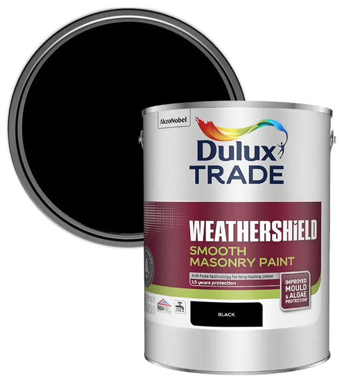 Dulux Trade Weathershield Smooth Masonry Paint- 5 Litre