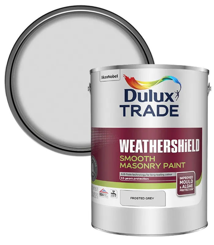 Dulux Trade Weathershield Smooth Masonry Paint- 5 Litre