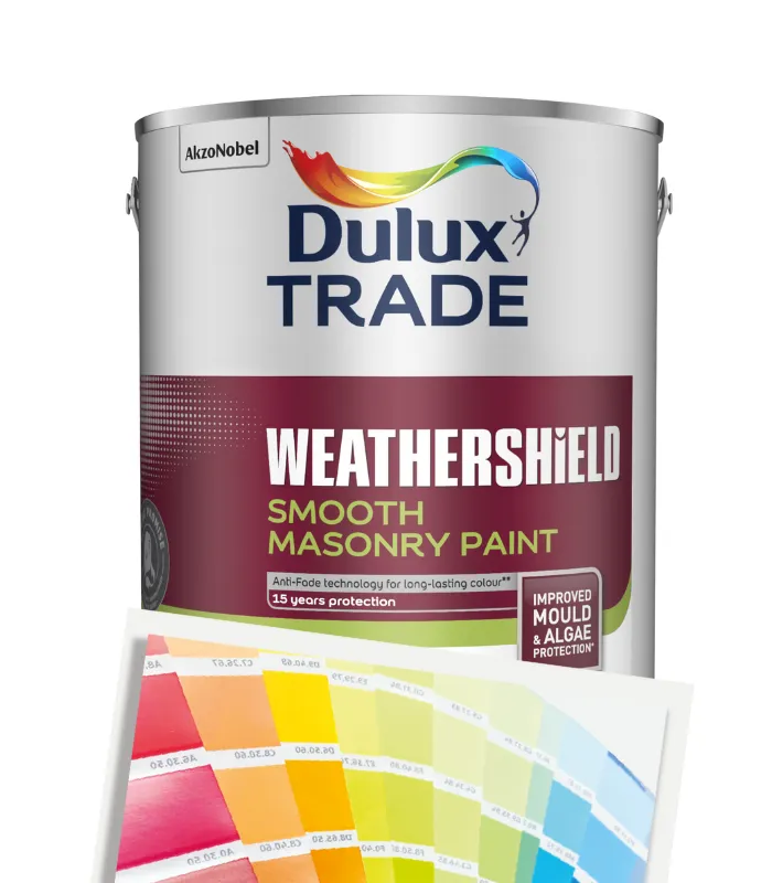 Dulux Trade Weathershield Smooth Masonry Paint - Tinted Colour Match