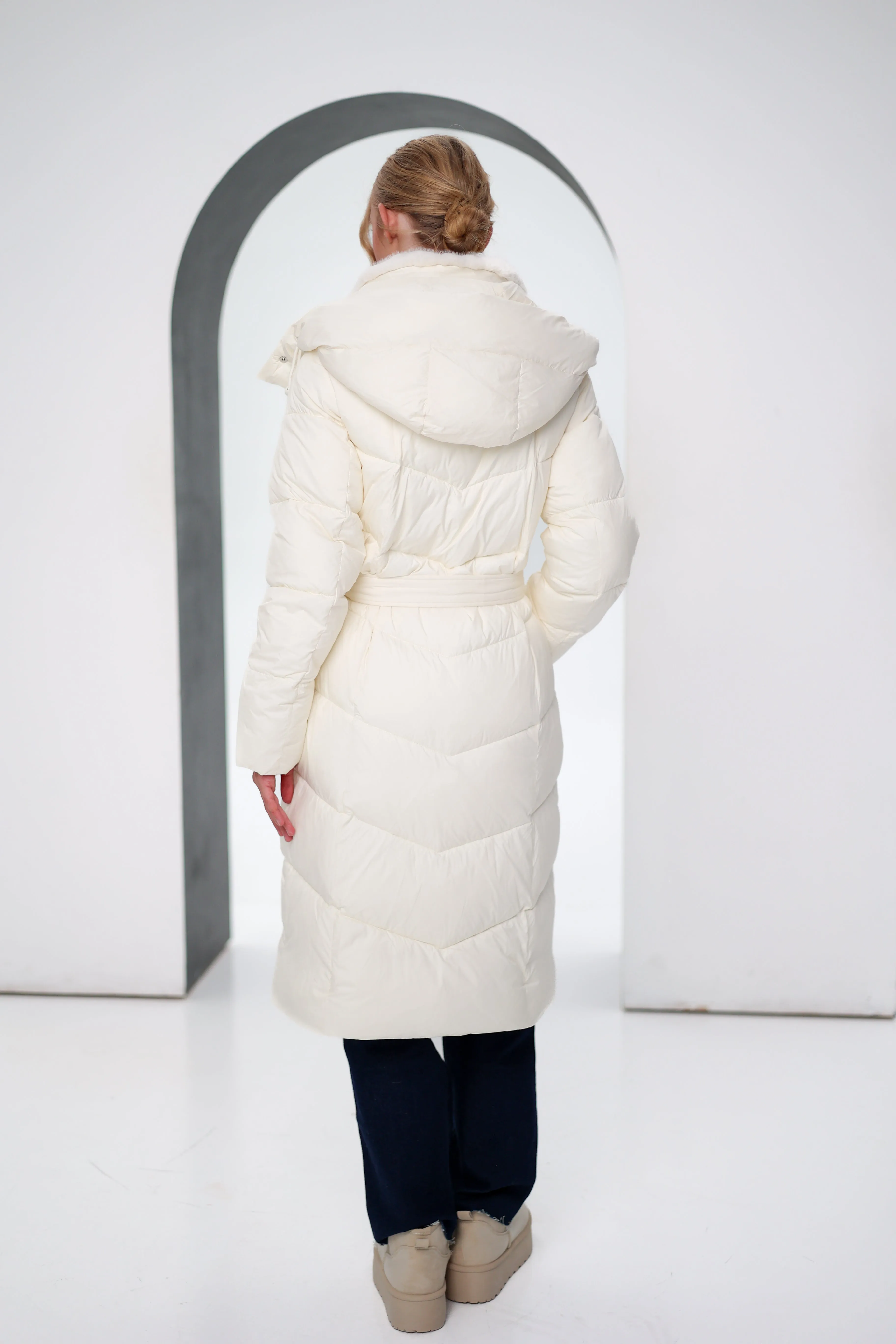 EverChill Faux Fur Hood Sorona® Coat