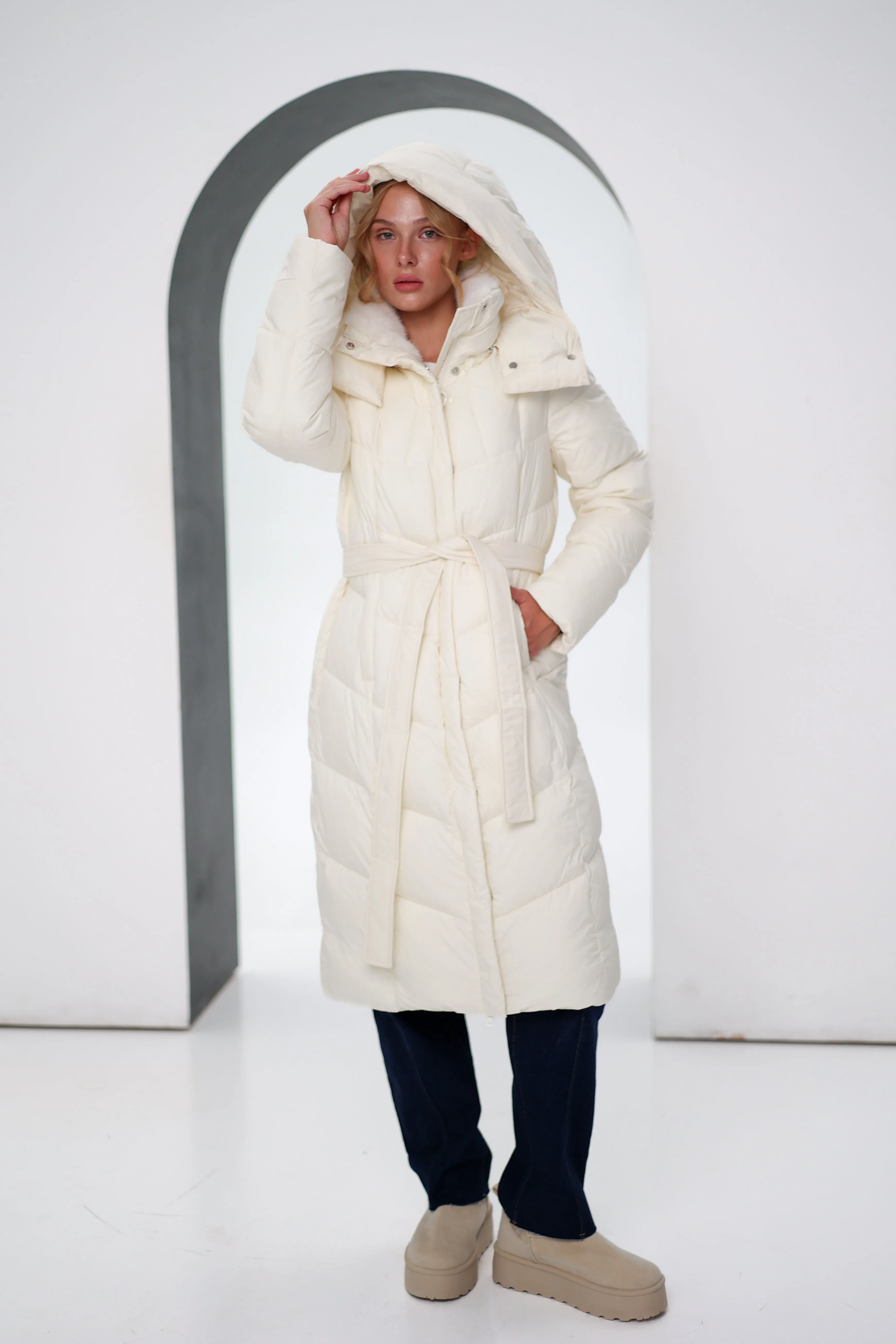 EverChill Faux Fur Hood Sorona® Coat