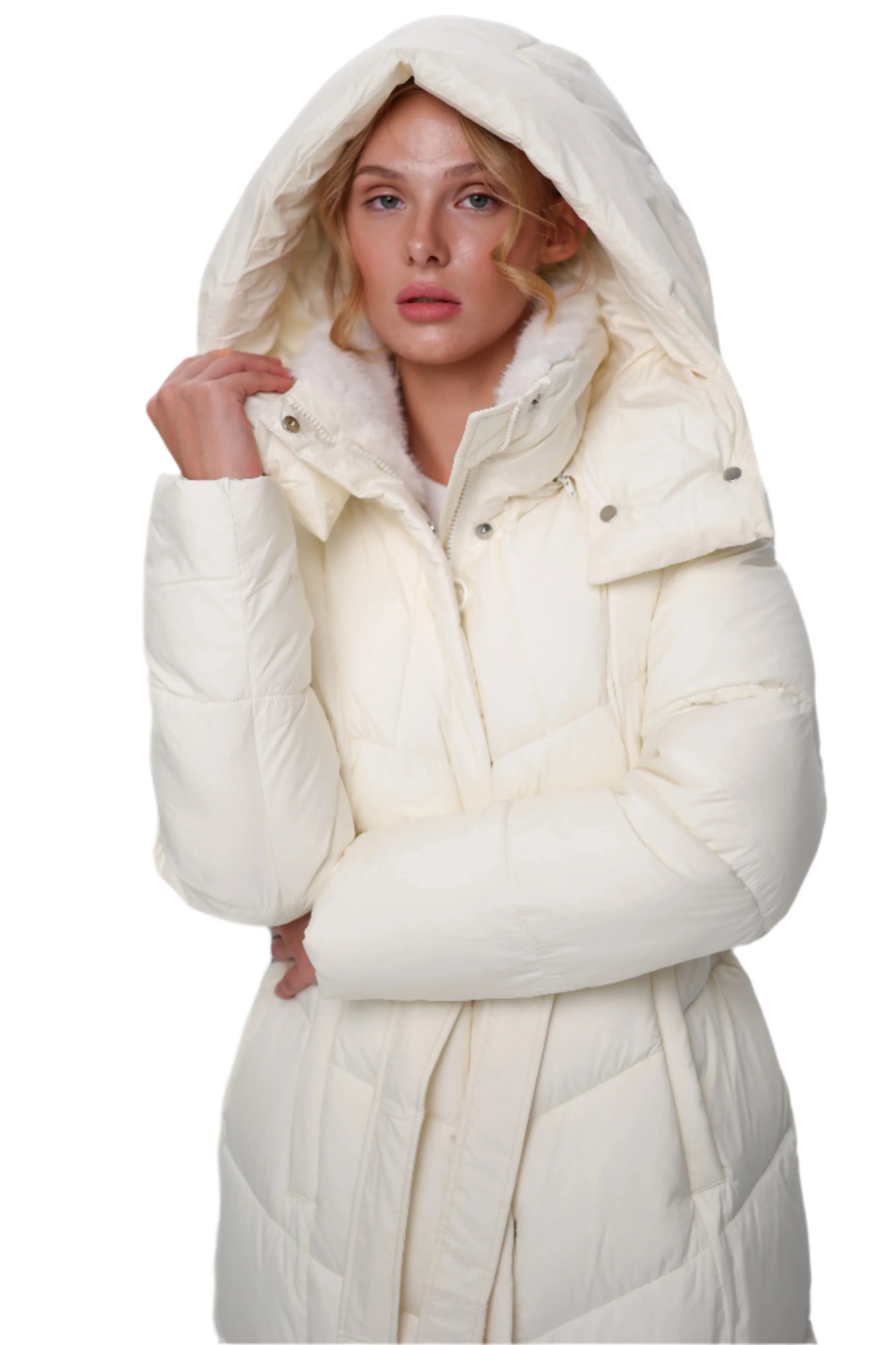 EverChill Faux Fur Hood Sorona® Coat