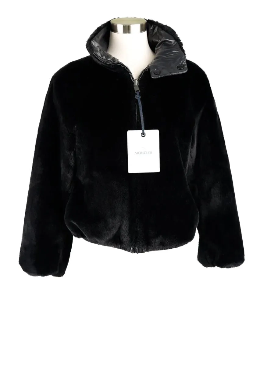 Faux Fur Reversible Puffer Jacket