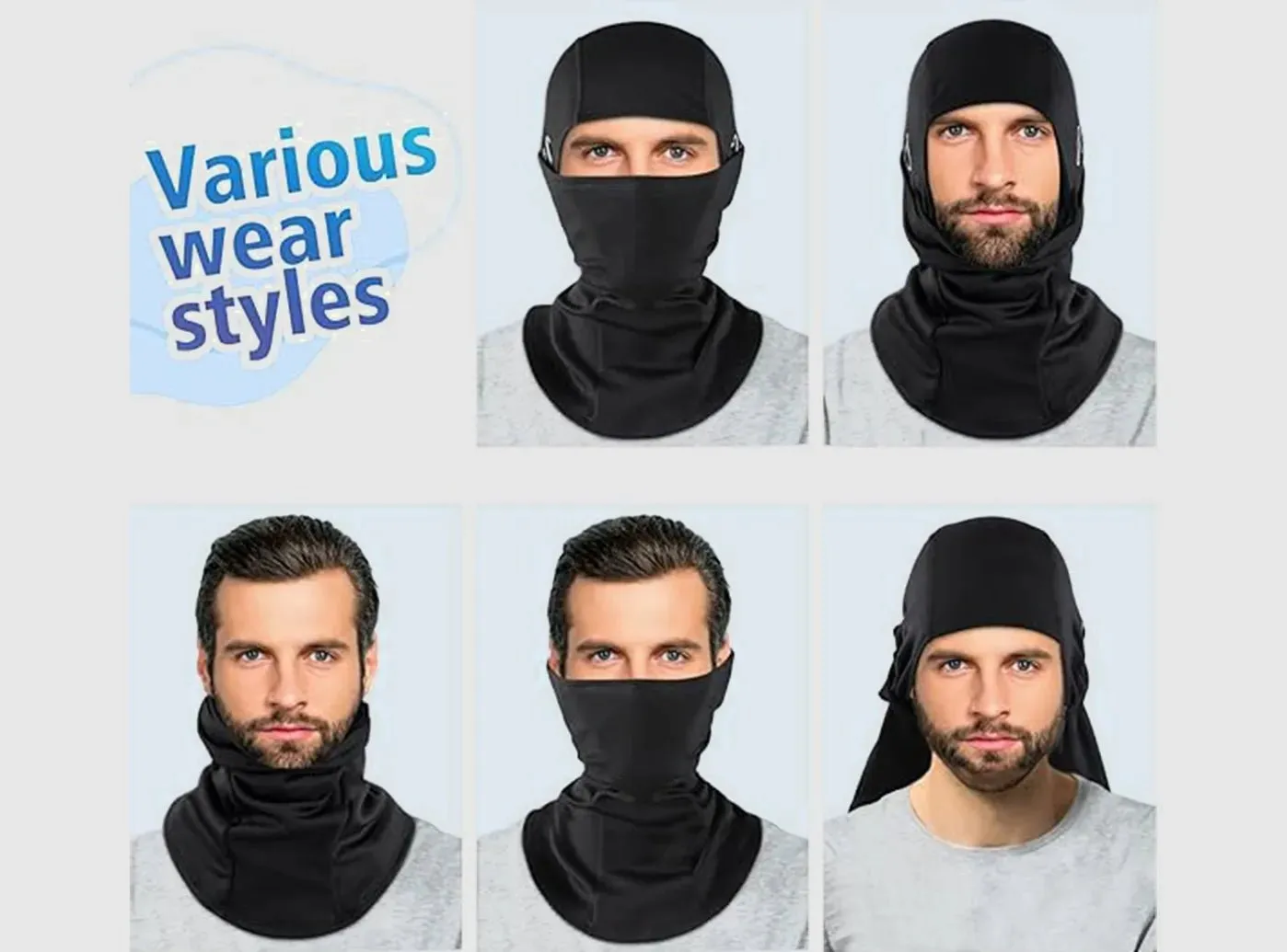 FitVille Thermal Balaclava Ski Mask (Unisex)