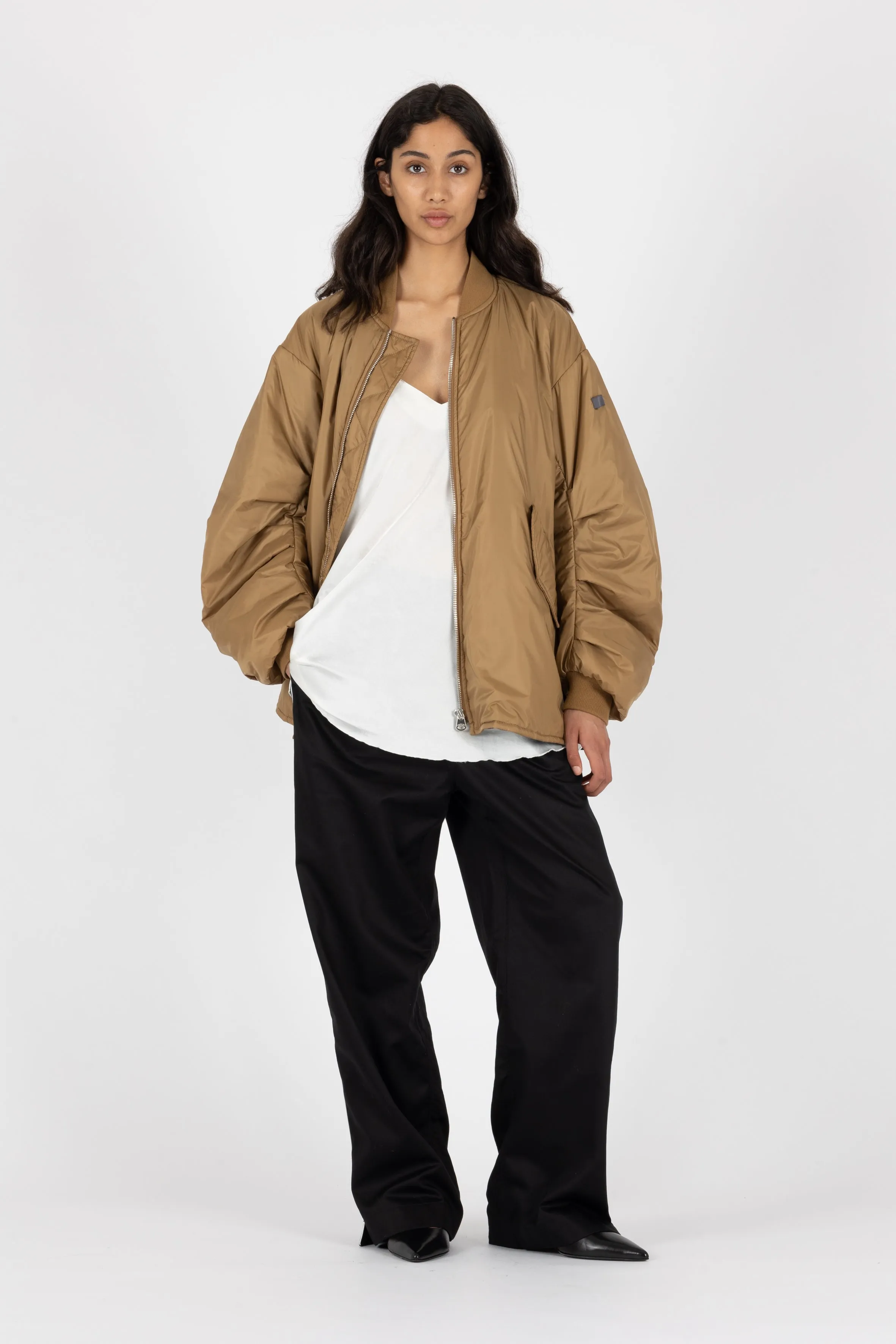 FLARED BOMBER JACKET FEY