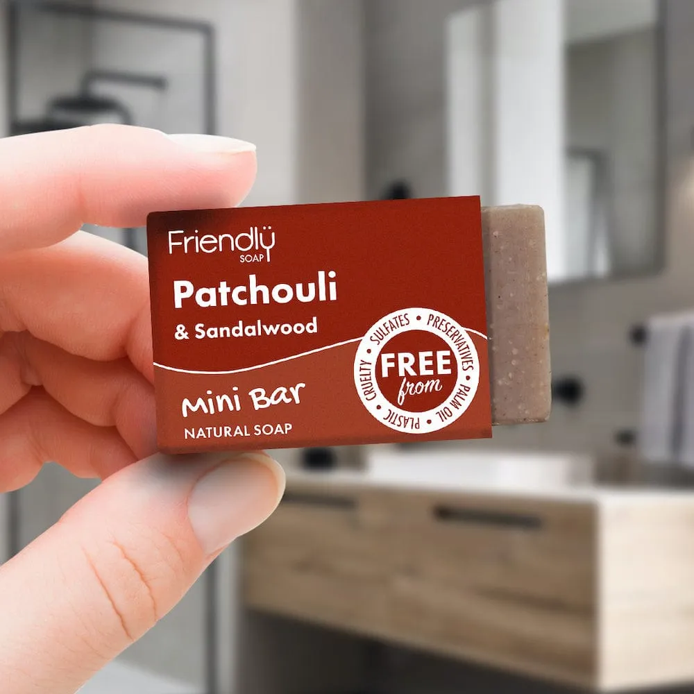 Friendly Soap - Patchouli & Sandalwood Mini Bar