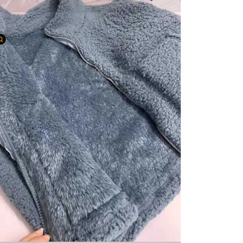 Furry Cropped Teddy Jacket