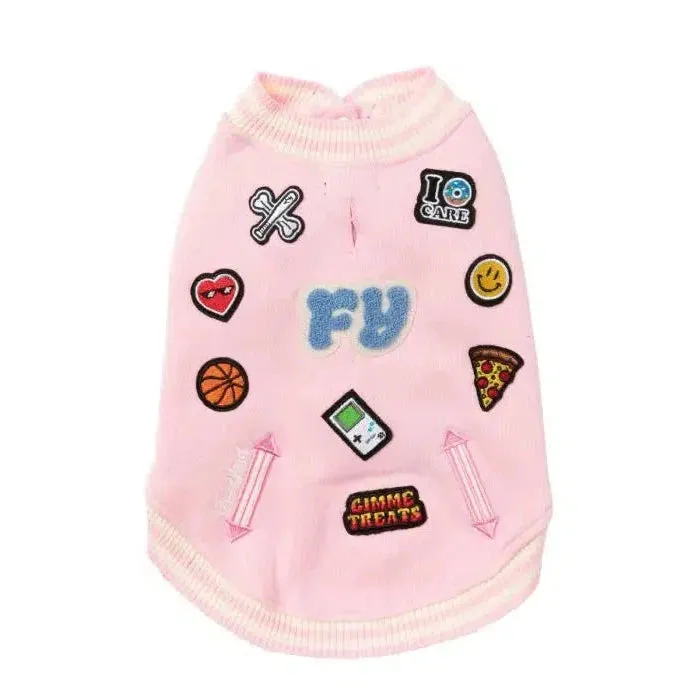 FuzzYard | Letterman Jacket - Pink