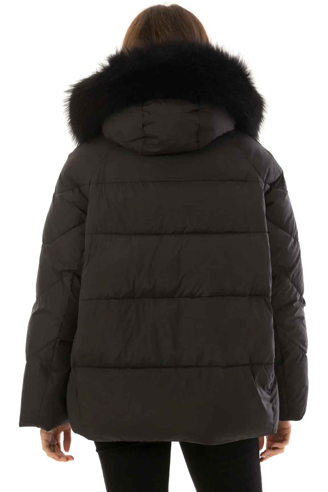 Genuine Fur Trim Bio Down Coat