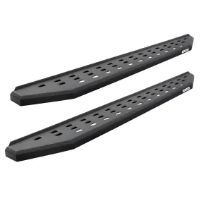 Go Rhino 6944397320T - RB20 Running Boards - Complete Kit: RB20 Running Board   Brackets   2 Pair RB20 Drop Steps - Textured Black