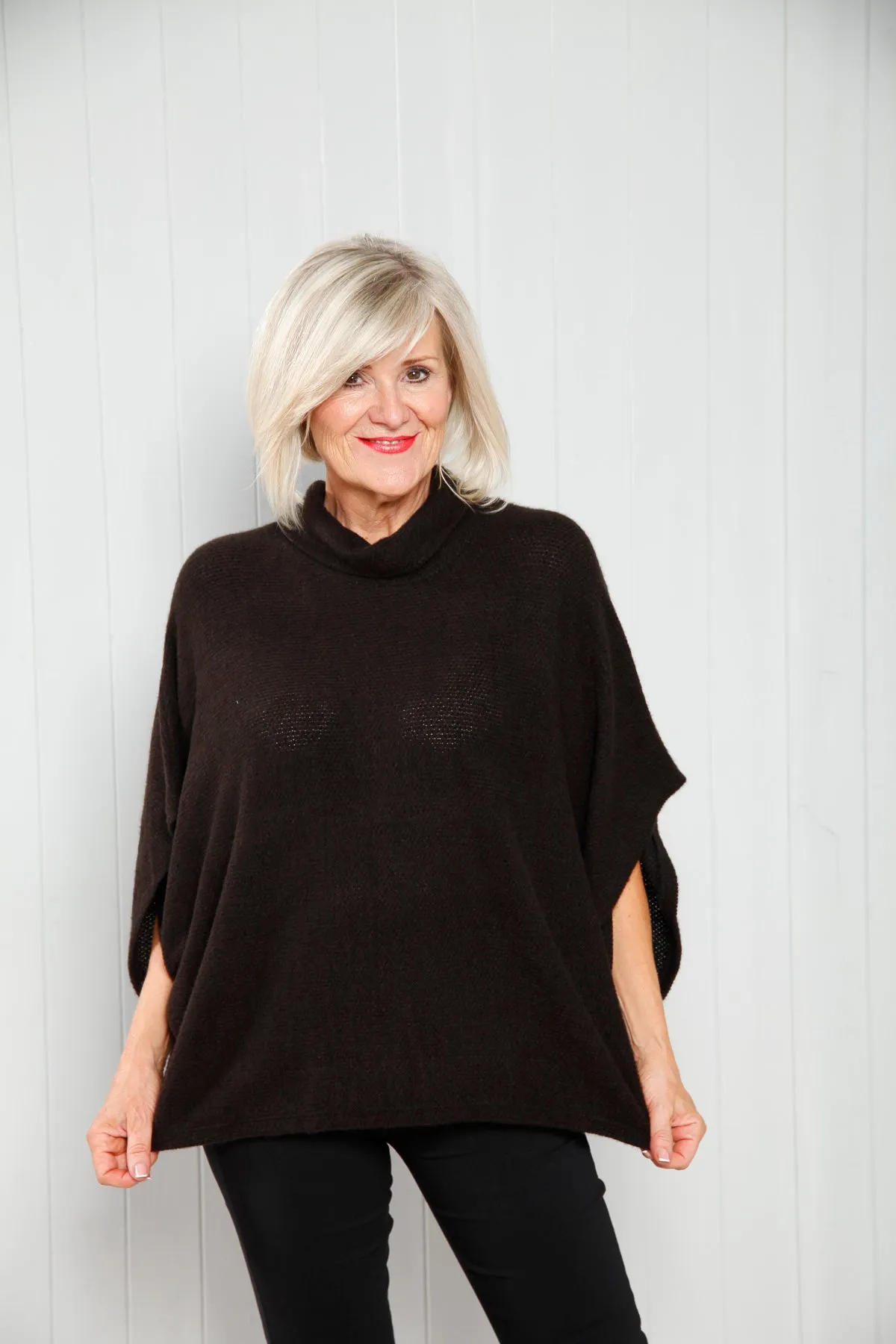 Goose Island 1165 Cowl Neck Poncho (20 Colours)