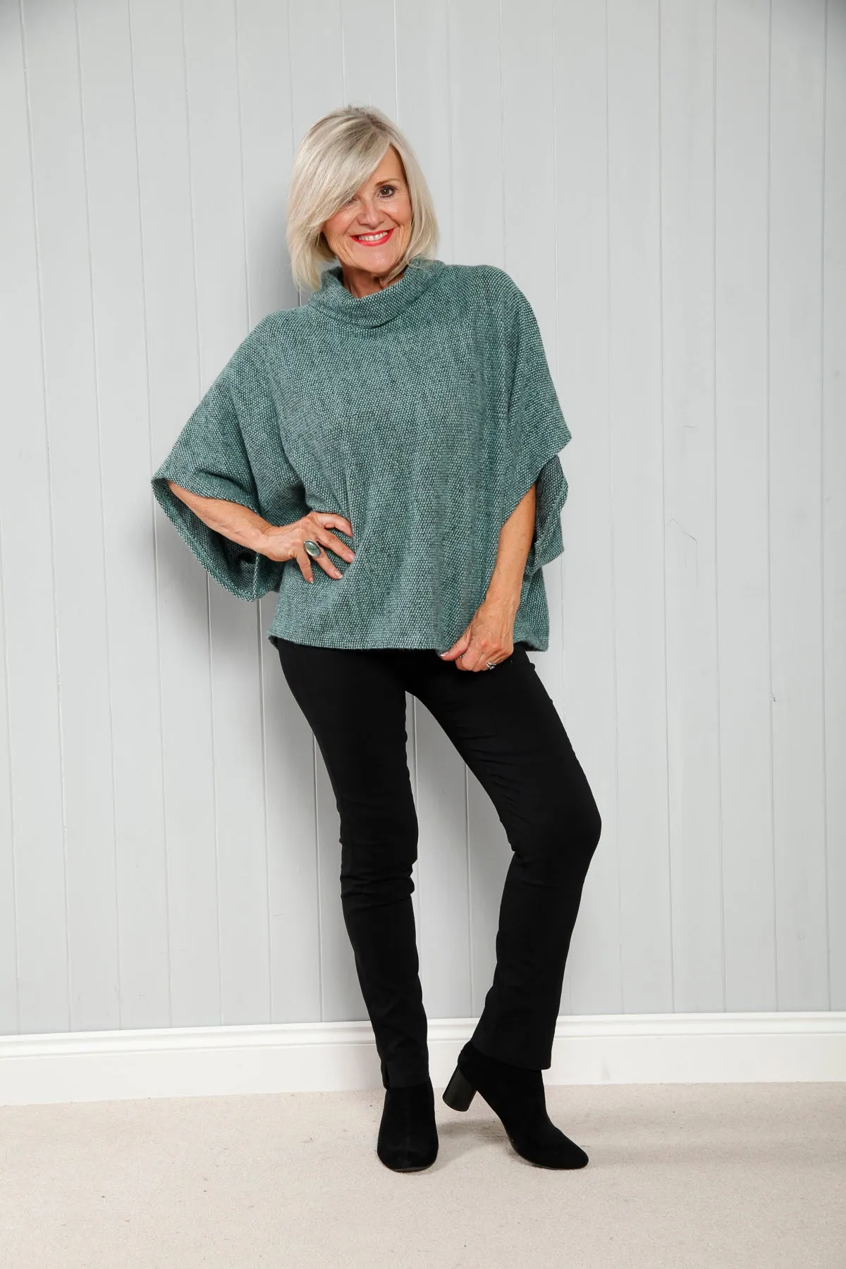 Goose Island 1165 Cowl Neck Poncho (20 Colours)