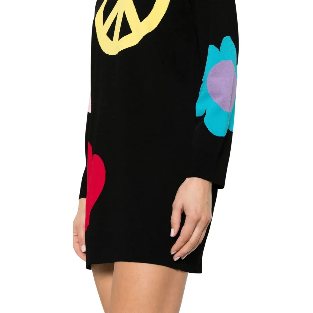 Graphic-Print Sweater Dress K1J04953213