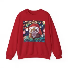 Happy Ferret Christmas Sweatshirt – Unisex Heavy Blend™ Crewneck