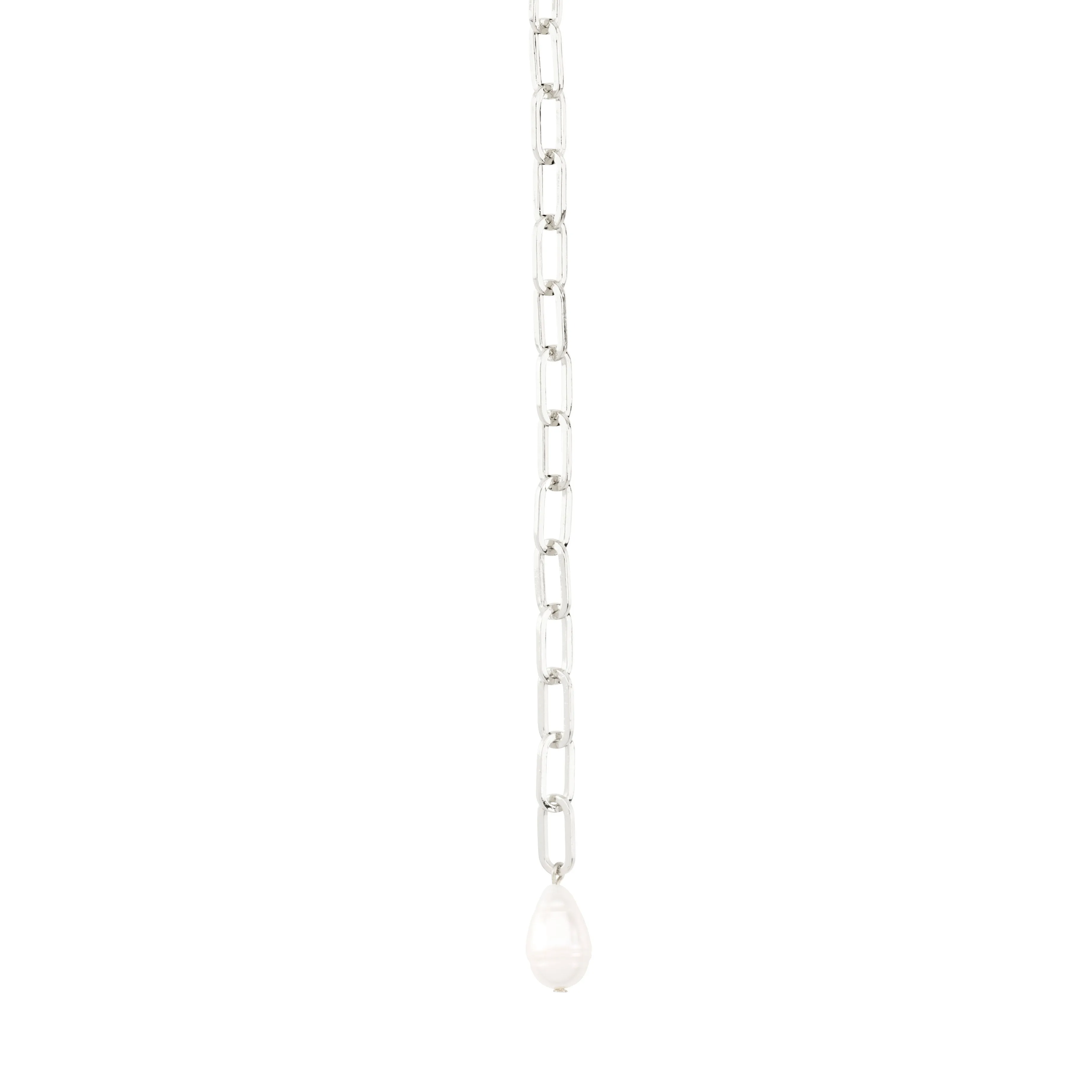 HEAT recycled chain necklace silver-plated